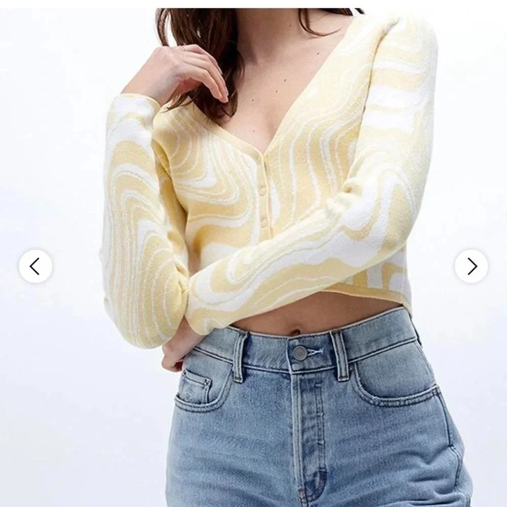 Kendall & Kylie Fast Lane Long Sleeve Cardigan